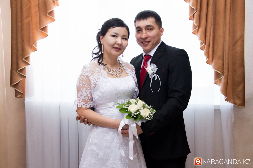 Свадьба Айдына и Алии Шариповых в Караганде 21 февраля 2015 года